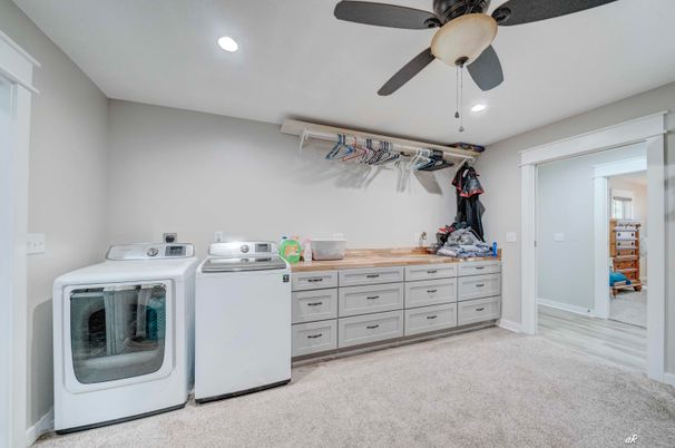 Interior, Recessed Lighting, Washer
