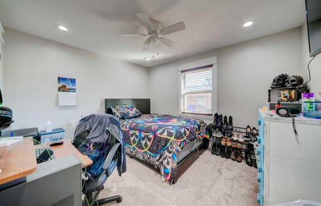 Bedroom, Interior, Recessed Lighting