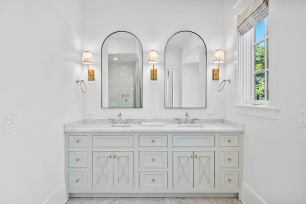 Bathroom, Dual Sink Vanities, Interior, Marble