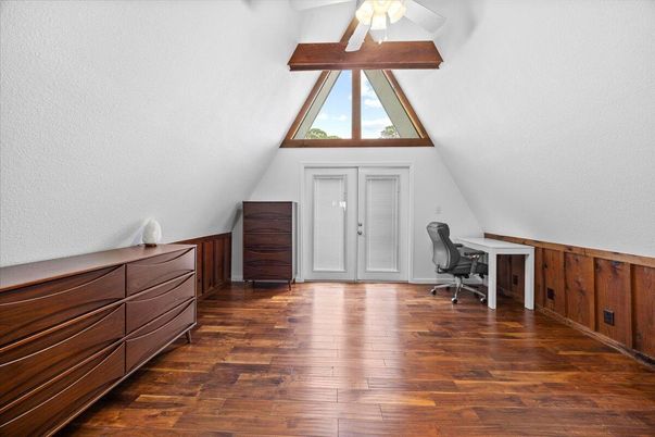 Home Office, Interior, Wooden Beams, Wood Texture Flooring
