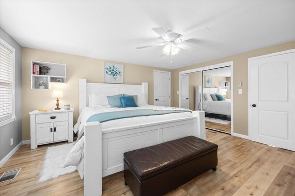 Bedroom, Interior, Wood Texture Flooring