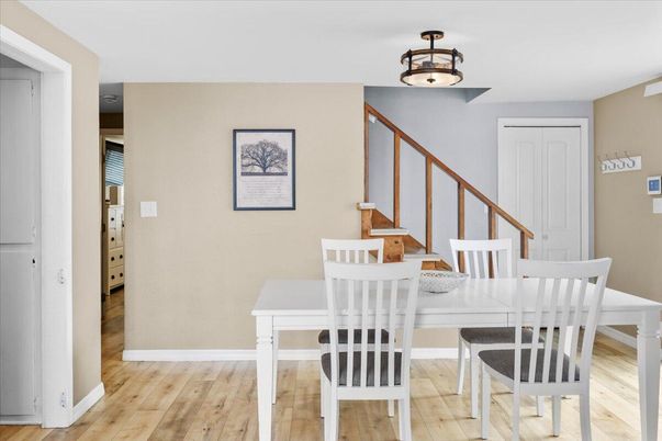 Dining room, Interior, Wood Texture Flooring
