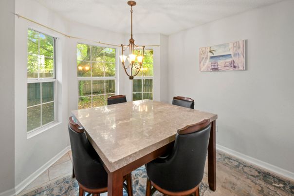 Dining room, Interior, Pendant Lights