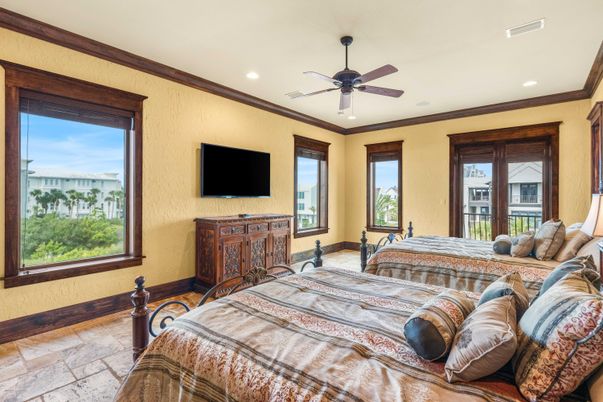 Bedroom, Interior, Recessed Lighting