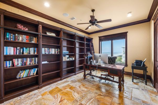 Home Office, Interior, Recessed Lighting