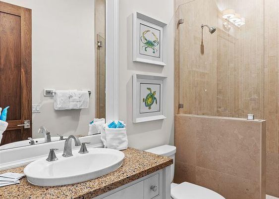 Bathroom, Glass Shower, Interior