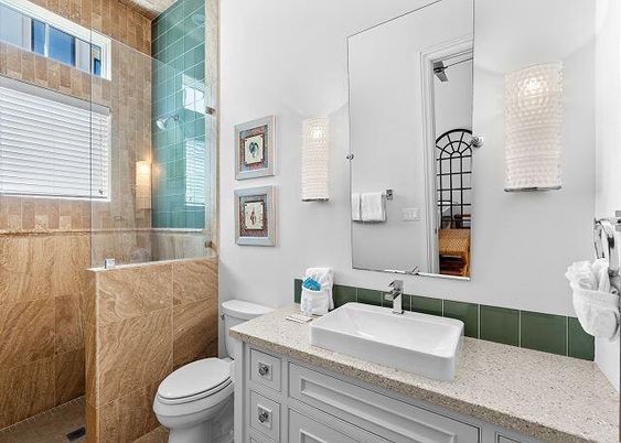 Bathroom, Glass Shower, Interior