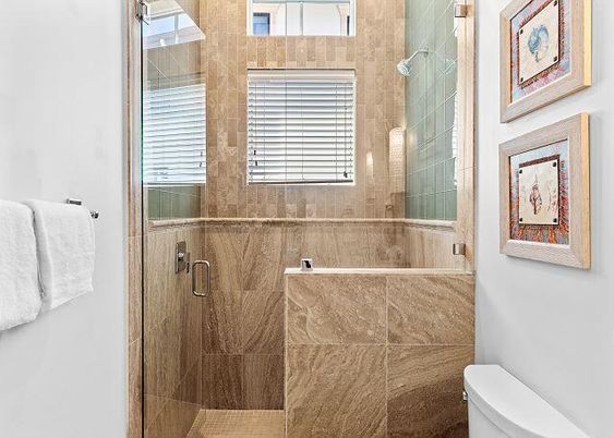 Bathroom, Glass Shower, Interior