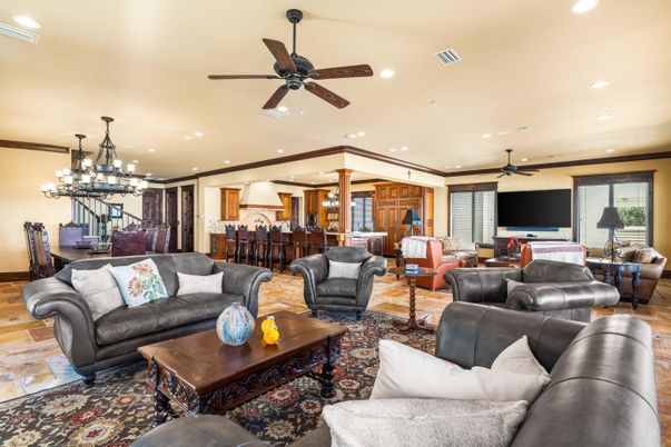 Chandelier, Dining room, Interior, Living room, Recessed Lighting
