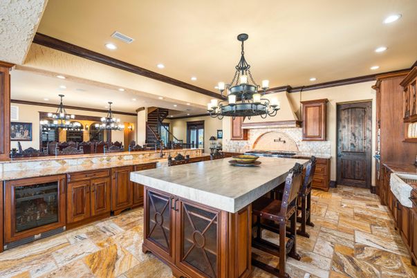 Chandelier, Interior, Kitchen, Pendant Lights, Recessed Lighting
