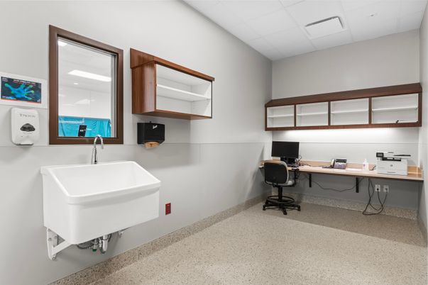 Home Office, Interior, Recessed Lighting