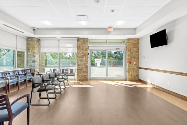 Interior, Recessed Lighting, Stone Walls, Wood Texture Flooring