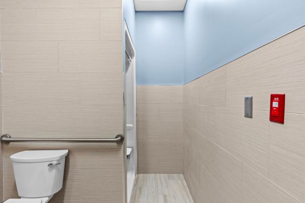 Bathroom, Interior, Wood Texture Flooring