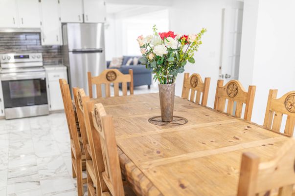 Dining room, Interior, Kitchen, Marble