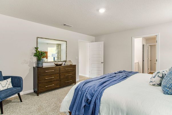 Bedroom, Interior, Recessed Lighting