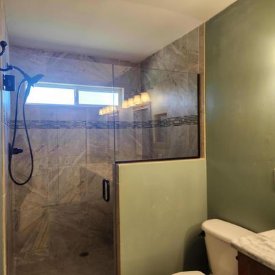 Bathroom, Glass Shower, Interior
