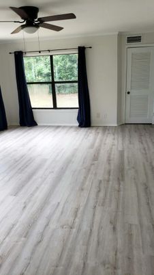 Empty room, Interior, Wood Texture Flooring