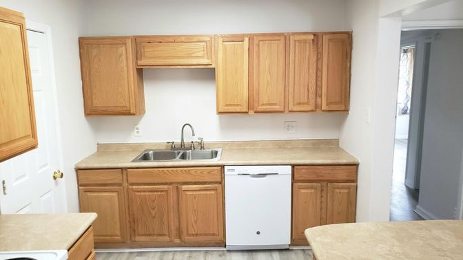 Interior, Kitchen, Wood Texture Flooring