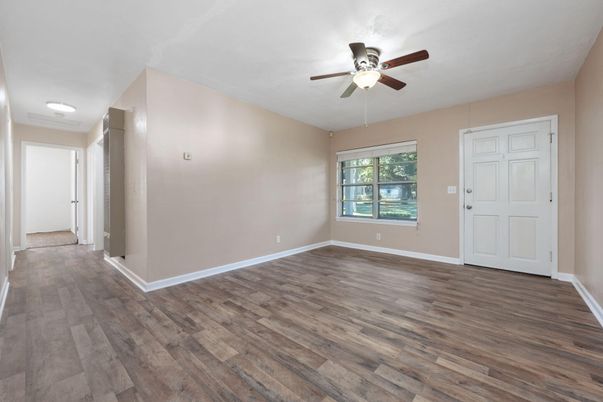 Empty room, Interior, Wood Texture Flooring