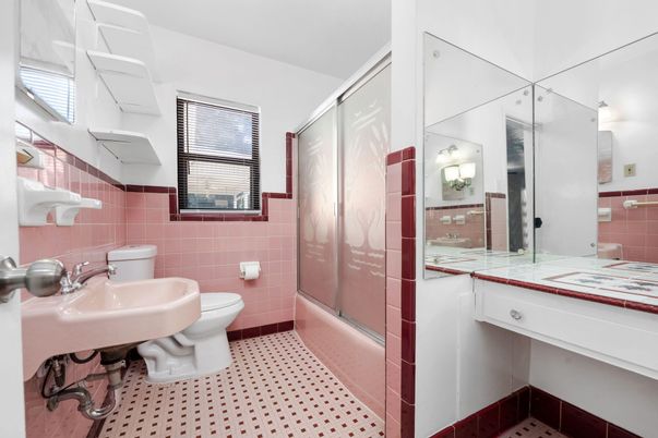Bathroom, Glass Shower, Interior, Tile Countertops