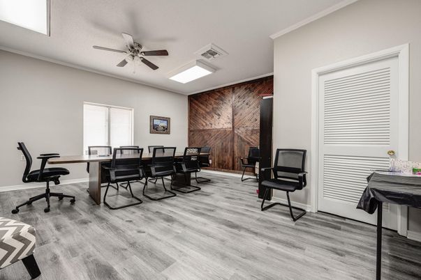 Home Office, Interior, Wood Texture Flooring
