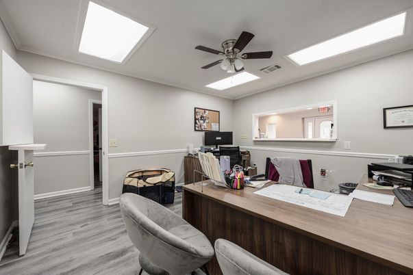 Home Office, Interior, Wood Texture Flooring