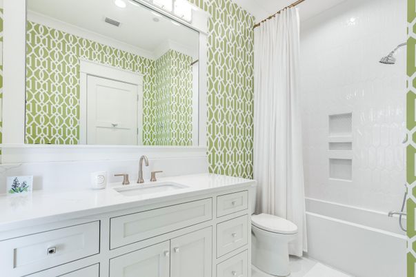 Bathroom, Interior, Recessed Lighting