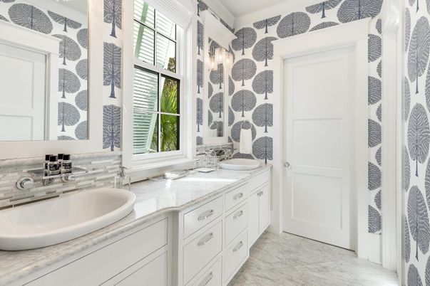Bathroom, Dual Sink Vanities, Interior, Marble