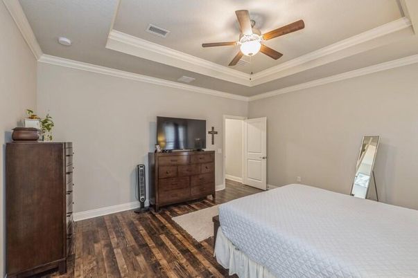 Bedroom, Interior, Wood Texture Flooring