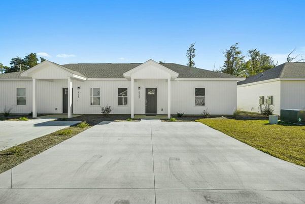 Attached, Backyard, Exterior, Facade, Farmhouse