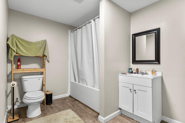 Bathroom, Interior, Wood Texture Flooring