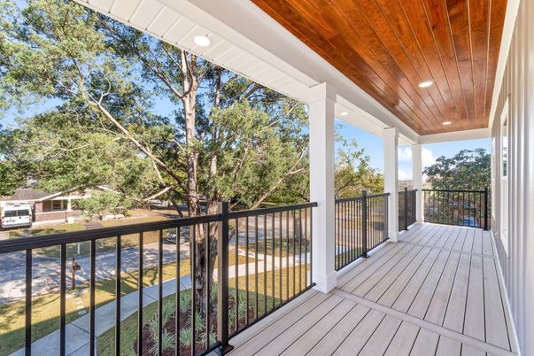Exterior, Wood Texture Flooring