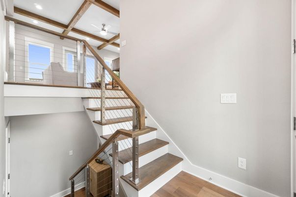 Interior, Recessed Lighting, Wooden Beams, Wood Texture Flooring