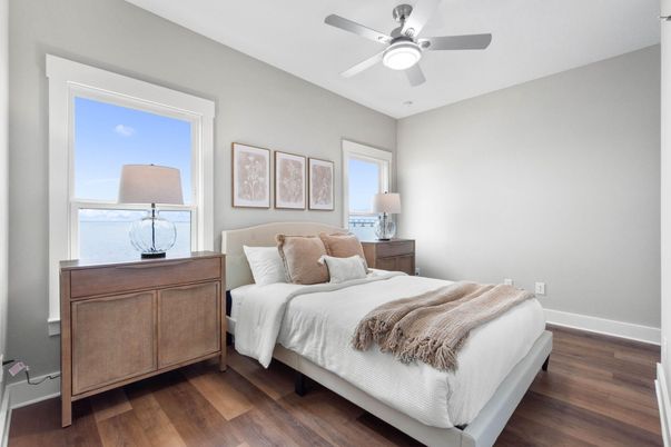 Bedroom, Interior, Wood Texture Flooring