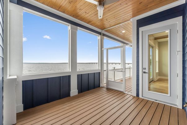 Interior, Recessed Lighting, Water, Wooden Ceilings, Wood Texture Flooring