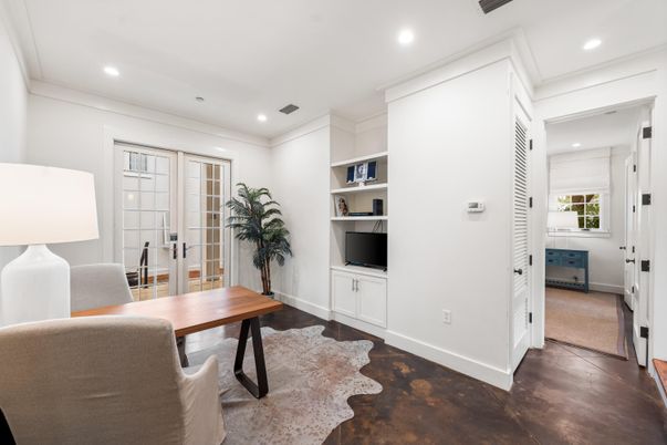 Home Office, Interior, Recessed Lighting