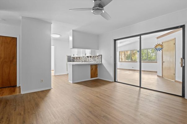 Empty room, Interior, Kitchen, Wood Texture Flooring