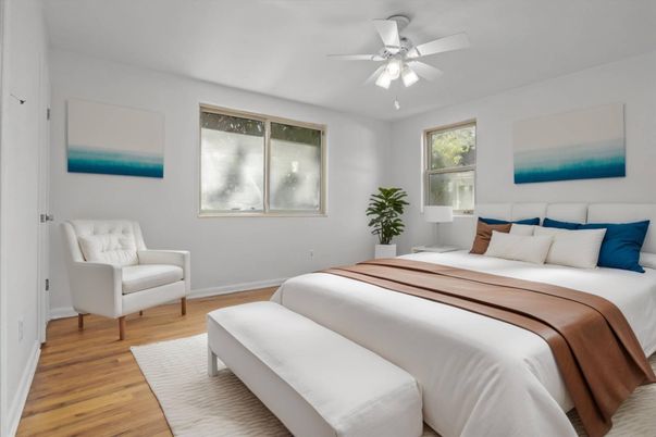 Bedroom, Interior, Wood Texture Flooring