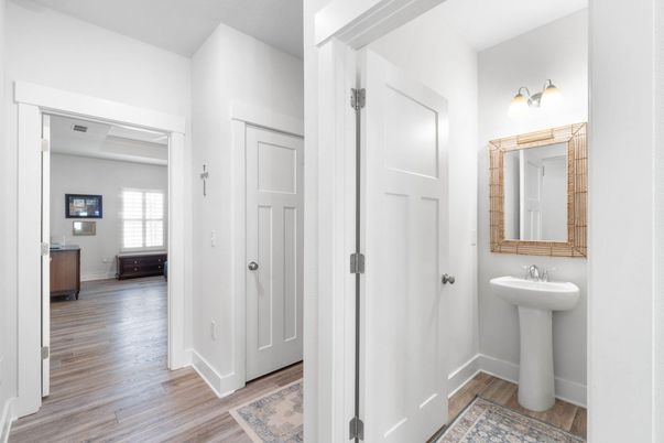 Bathroom, Interior, Wood Texture Flooring