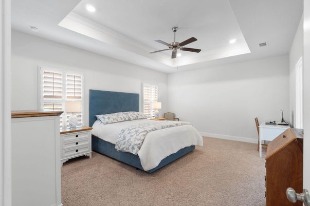 Bedroom, Interior, Recessed Lighting
