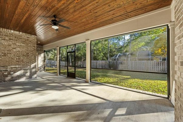 Interior, Stone Walls, Sun Room, Wooden Ceilings
