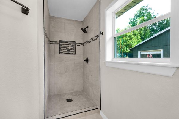 Bathroom, Glass Shower, Interior
