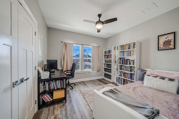 Bedroom, Home Office, Interior, Wood Texture Flooring