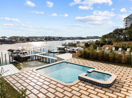 Exterior, Lake, Pool