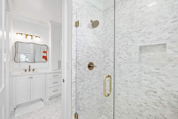 Bathroom, Glass Shower, Interior
