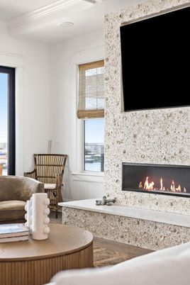 Fireplace, Interior, Recessed Lighting