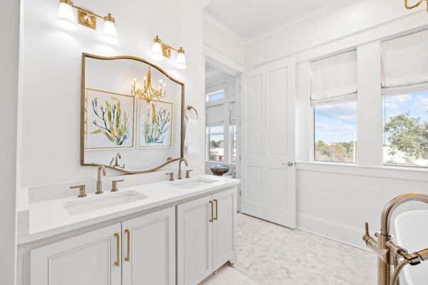 Bathroom, Dual Sink Vanities, Interior