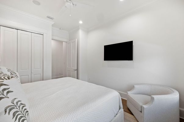 Bedroom, Interior, Recessed Lighting