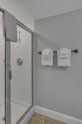 Bathroom, Glass Shower, Interior