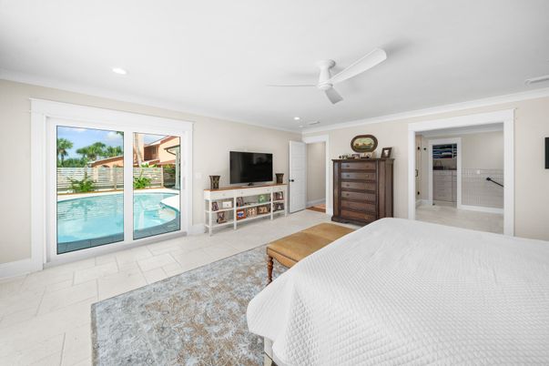 Bedroom, Interior, Recessed Lighting